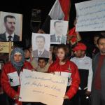 Protest against FSA in Homs