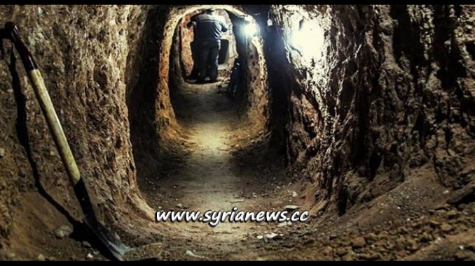 Tunnels found by SAA in Darayya South of Damascus - Explosions Heard