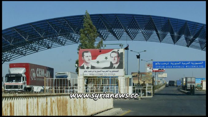 Nassib Border Crossing - Syria - Jordan - Daraa - Map by Central Media