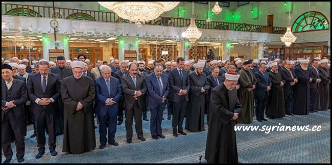 President Assad Joins Prayers on the Occasion of Prophet Muhammad's Birth Date