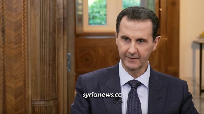 Syrian President Bashar Assad interview with Chinese Phoenix channel